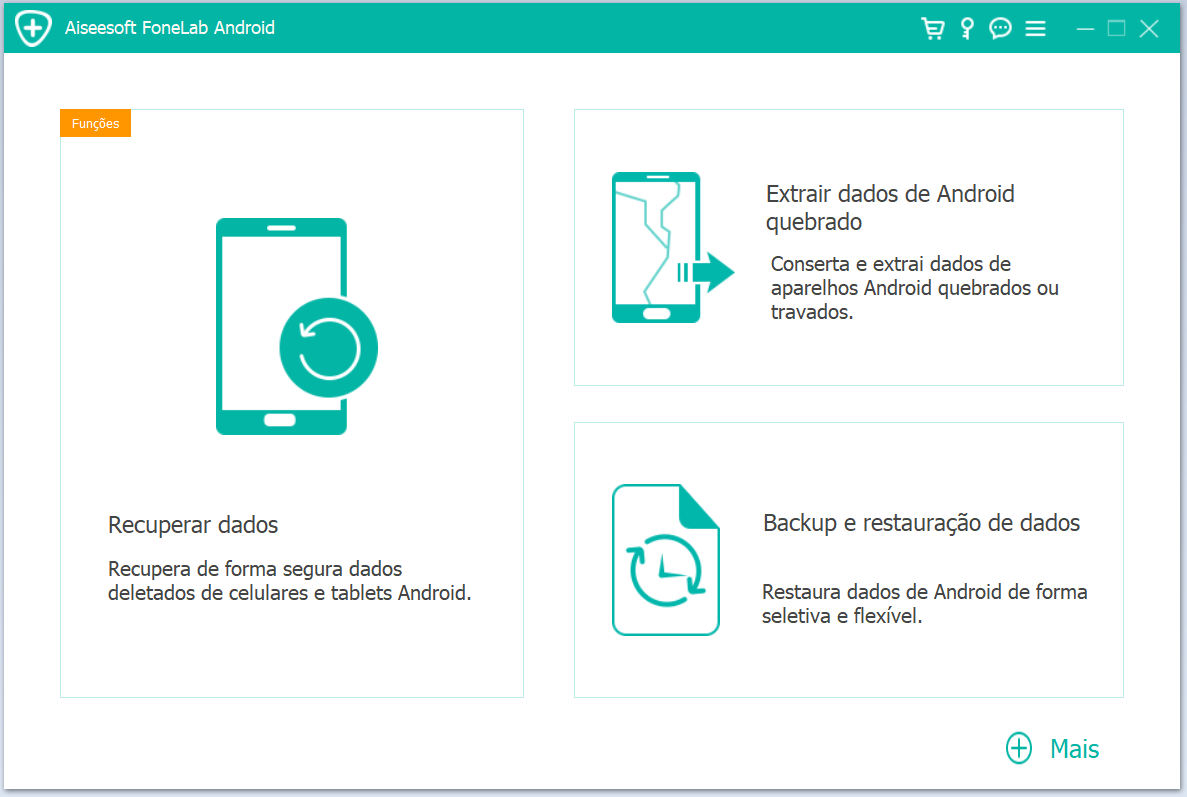 Guias de uso do Aiseesoft FoneLab Android Data Extraction