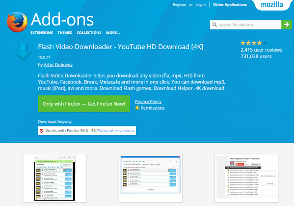 youtube video downloader 1080p firefox
