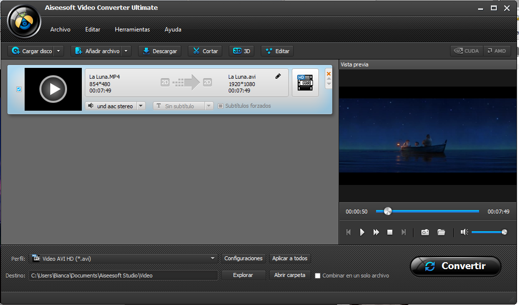 Finalizar la conversión del video MP4 a MKV
